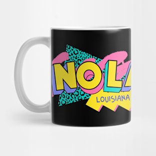 New Orleans, Louisiana Retro 90s Logo Mug